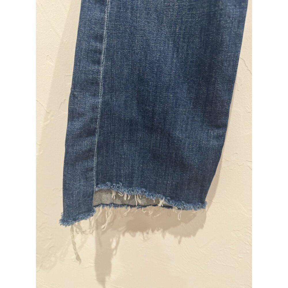 Mother Jeans THE INSIDER CROP STEP FRAY wicked Willflower Size 26 - Picture 11 of 16